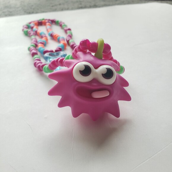 Kandi Necklaces x2 (Spikey Toy & Key) - Picture 3 of 6